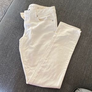 Off-White Stretch Skinny Jeans